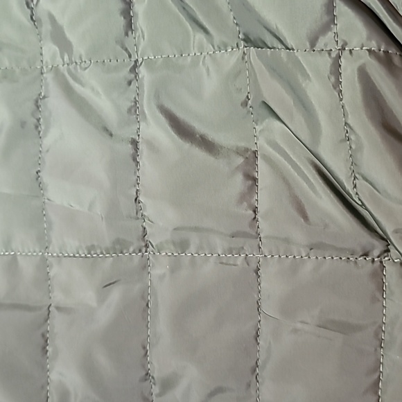 Orvis Quilted Snowbird Full Zip Jacket Lightweight Olive Green Mixed Media - Picture 13 of 13